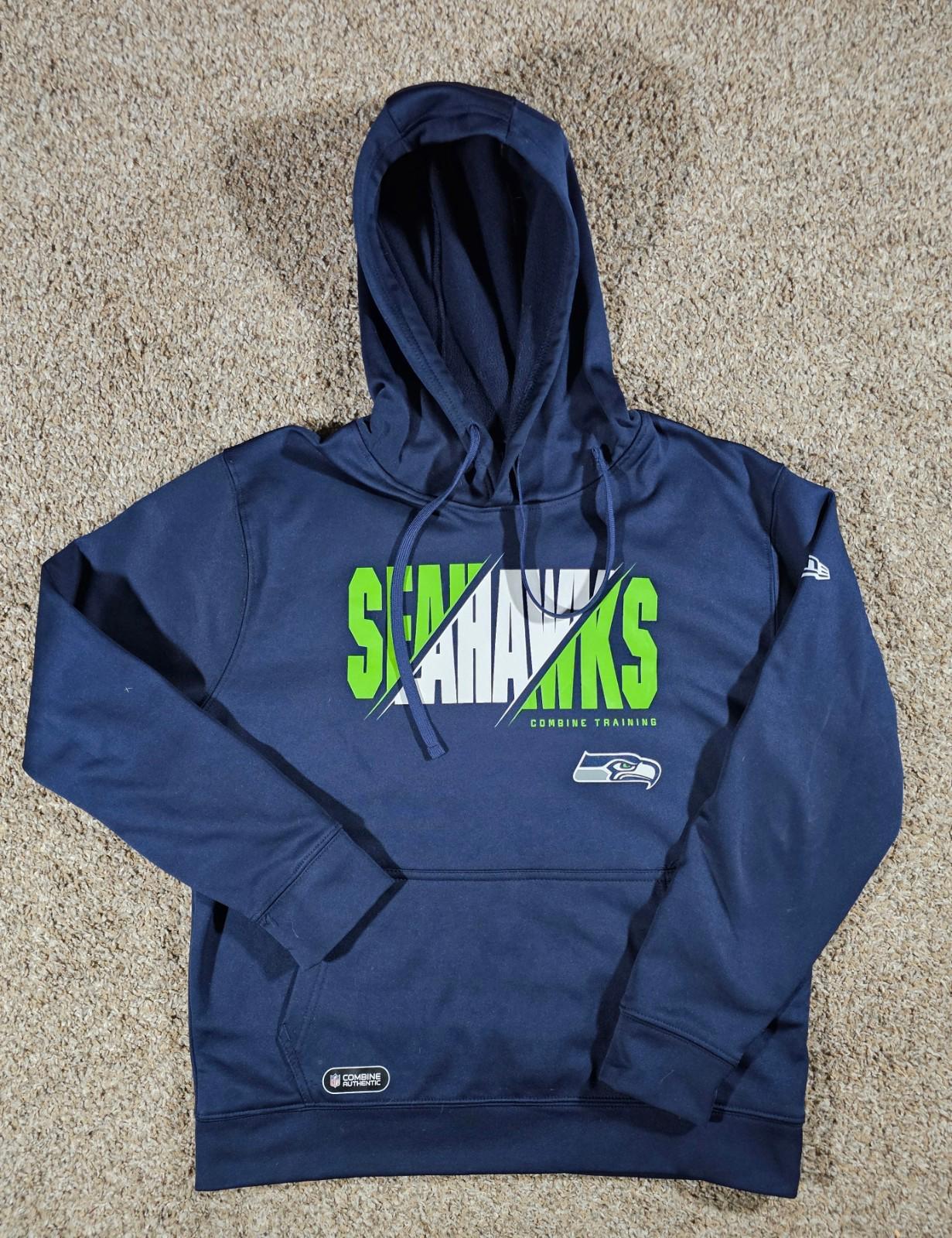 Seattle Seahwaks Combine Training Authentic New Era M Hoodie
