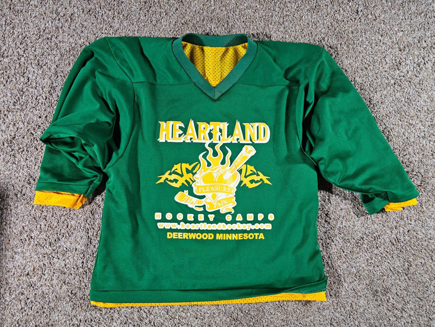 K1 Heartland Hockey Camps Reversible Jersey White Gray