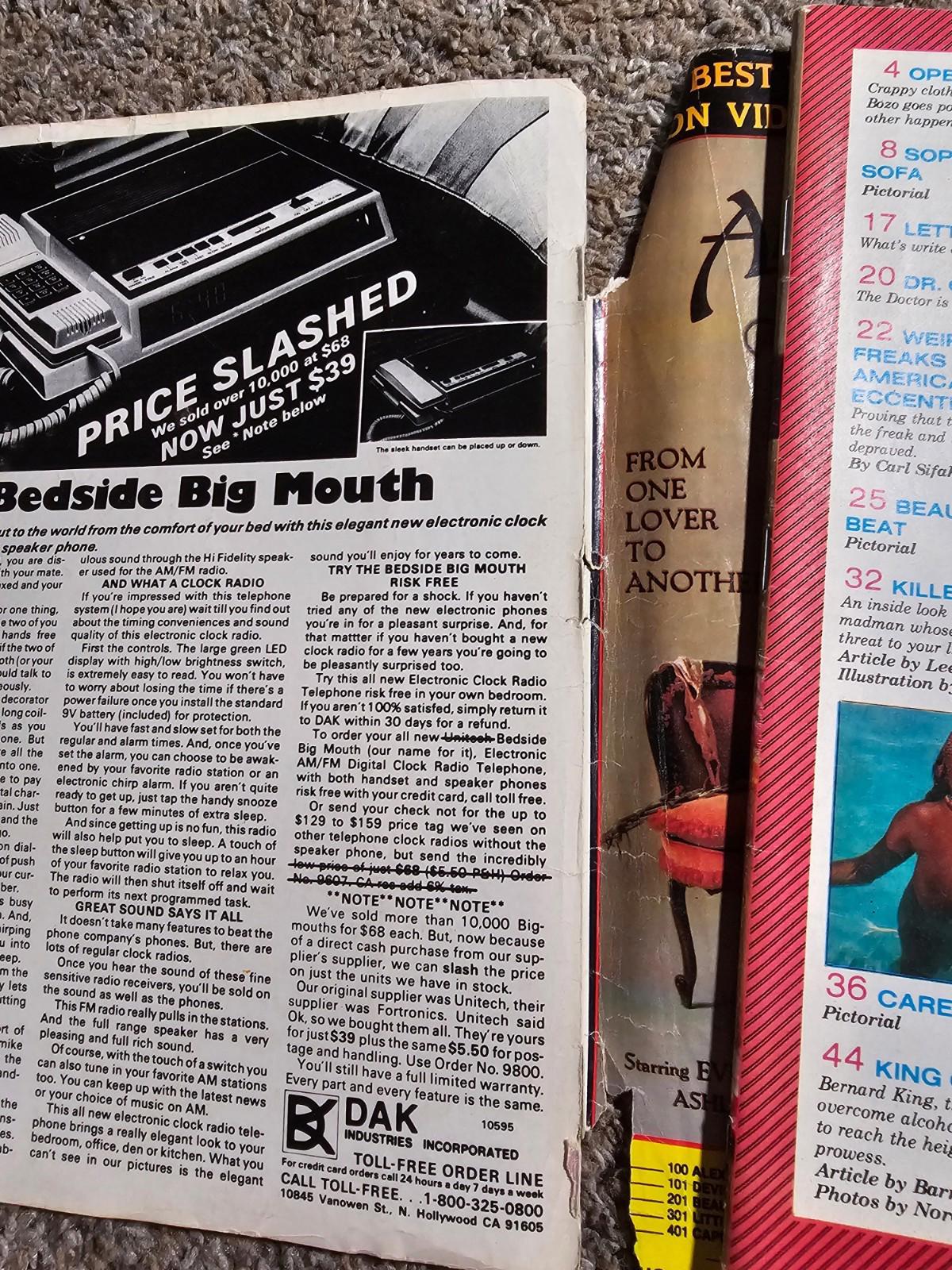 Vintage magazine november 1984 Killer Qaddafi