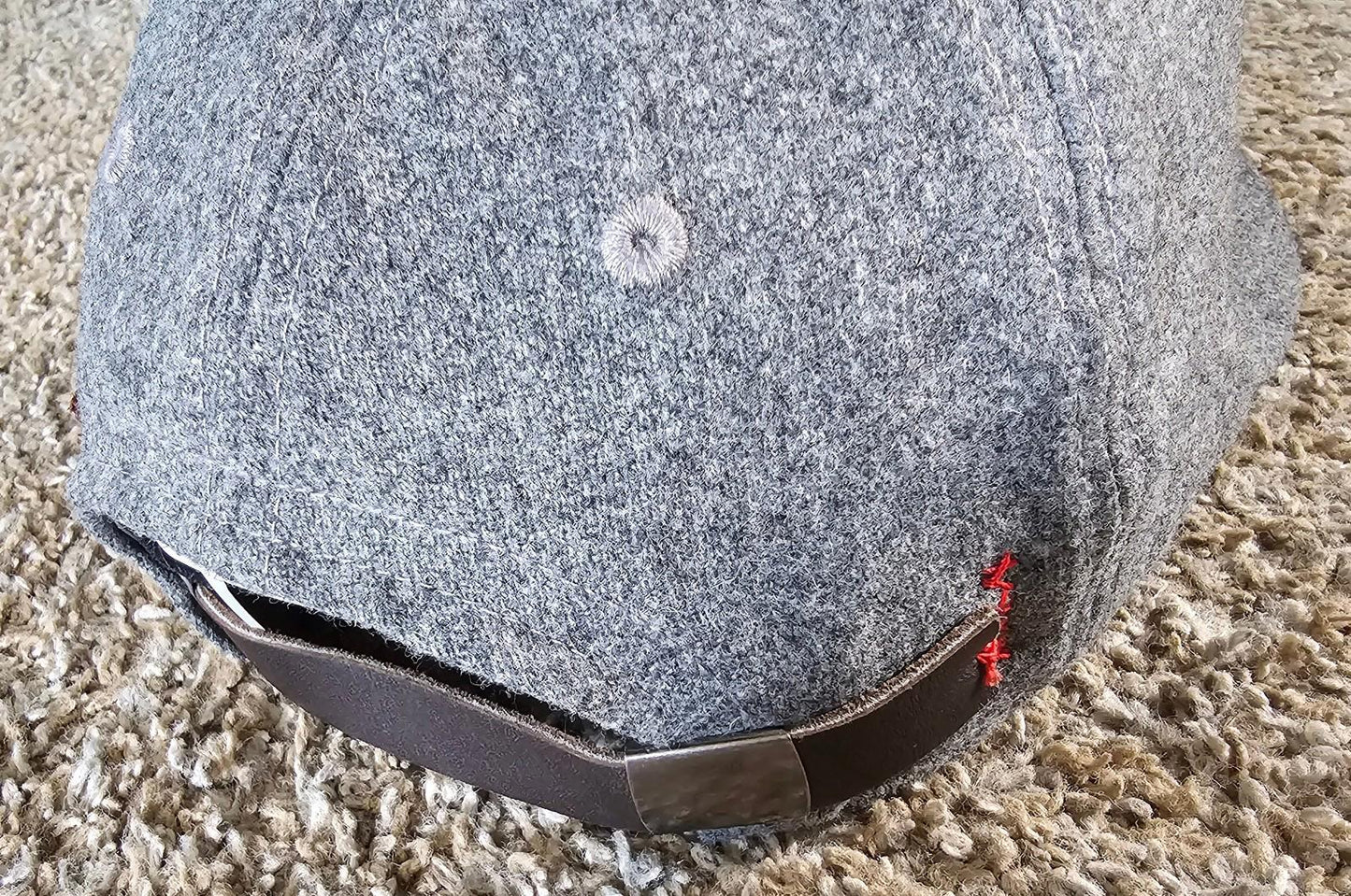 Applesmith AX. Collective Leather Strapback 100% Wool Sandlot hat Streetwear USA
