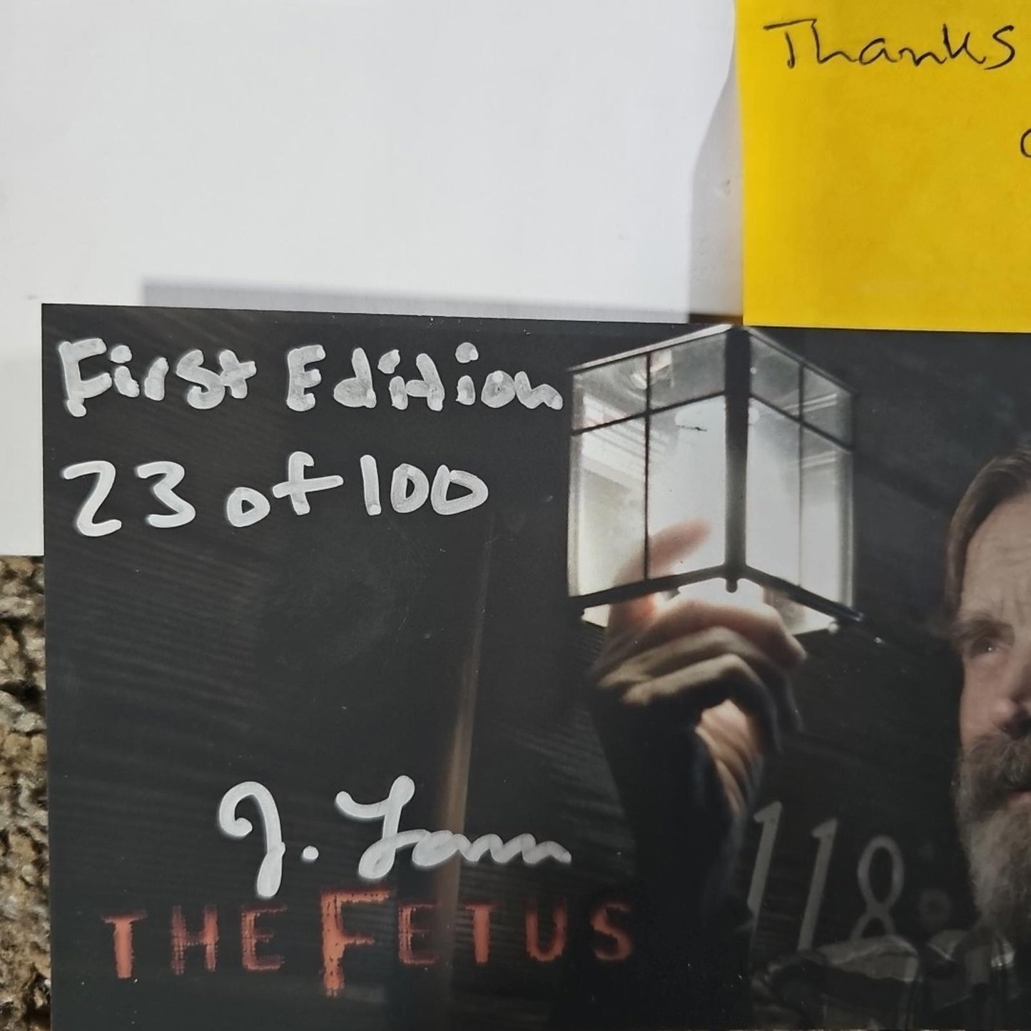 The Fetus movie Director Joe Lamm Bill Moseley 1st Edition 23 of 100 Postcard