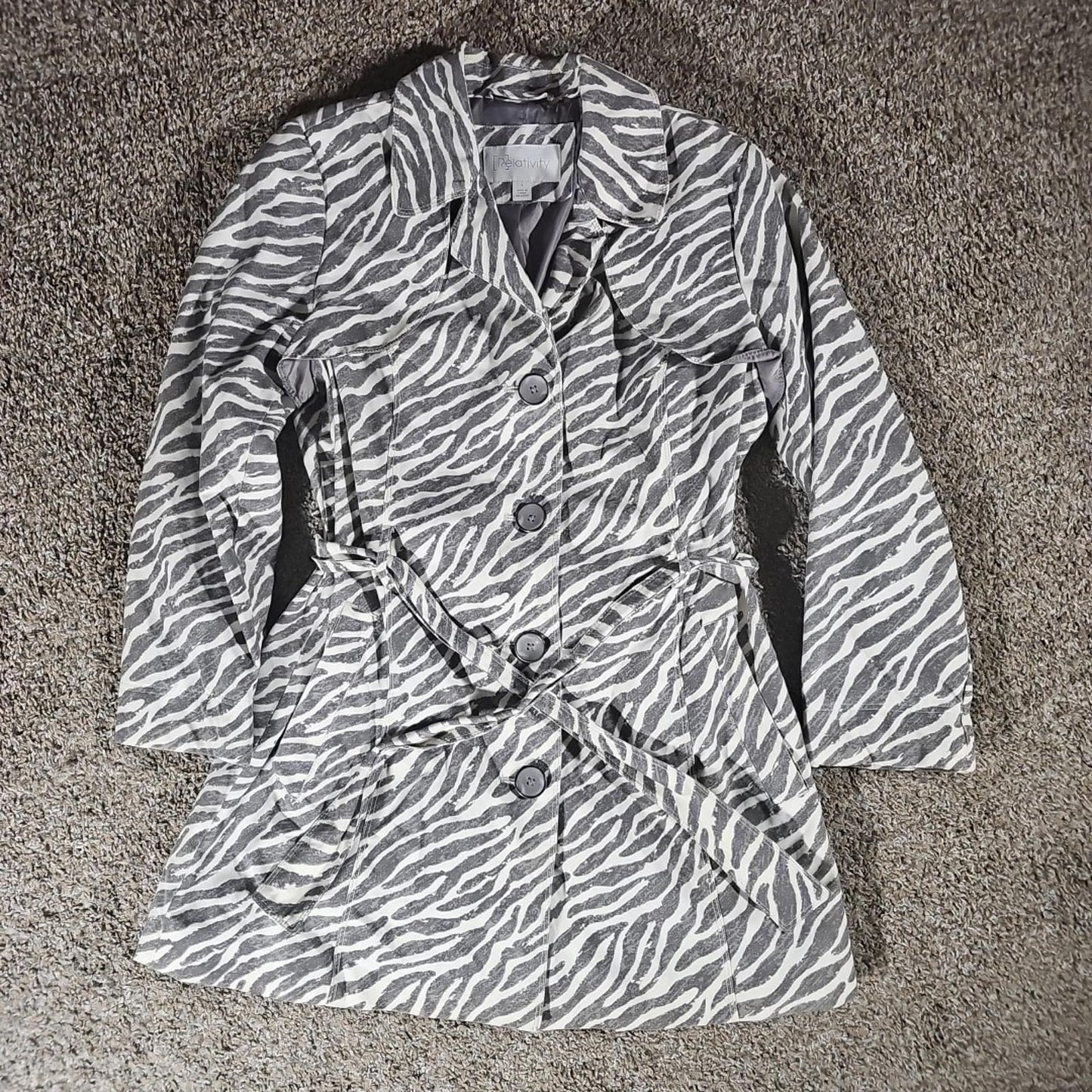 Relativity Zebra Sz 5 Safari Jacket