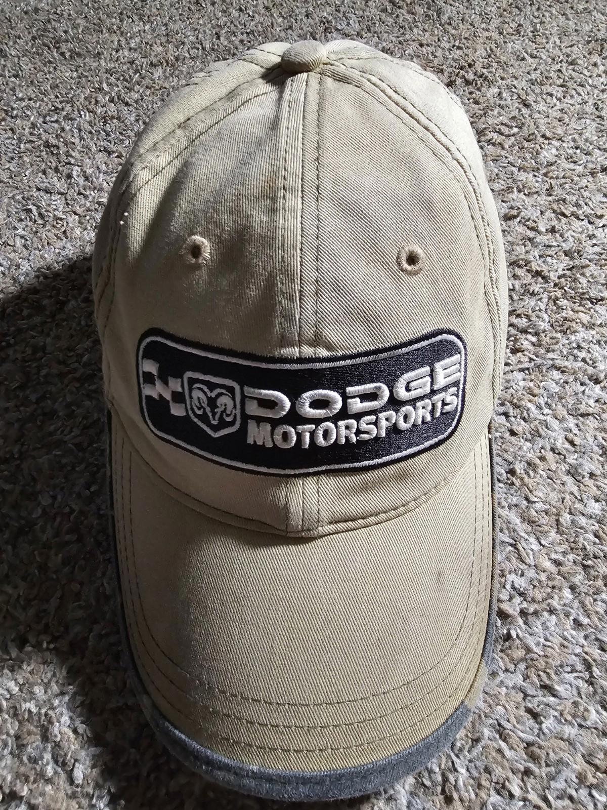 Dodge Motorsports Nascar Hat 2006 Strapback Camo & Tan Color
