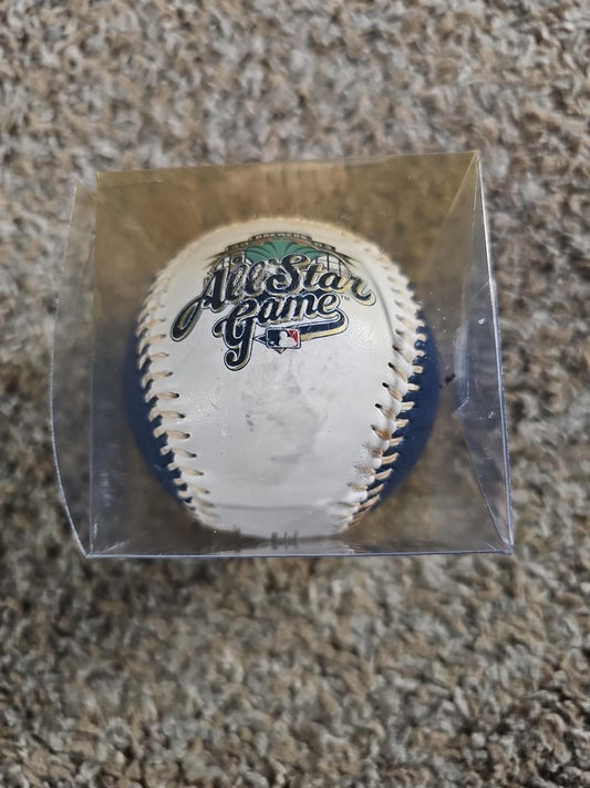 2002 All Star Game Milwaukee Brewers Fotoball Limited Edition Baseball Ball