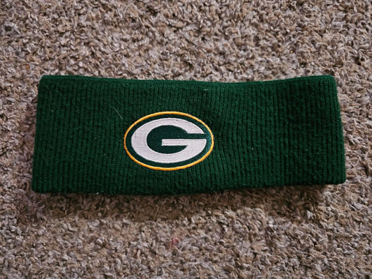 Green Bay Packers Knit Embroidered Headband Logo