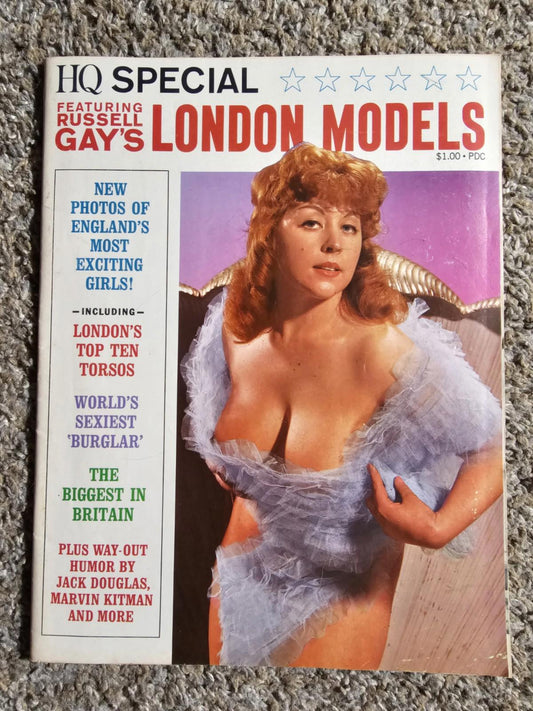 HQ Special 1964 Russell Gay London Models 80p Royal Publications Pinup Magazine
