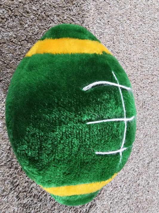 Green Yellow NFL Plush Football - Packers