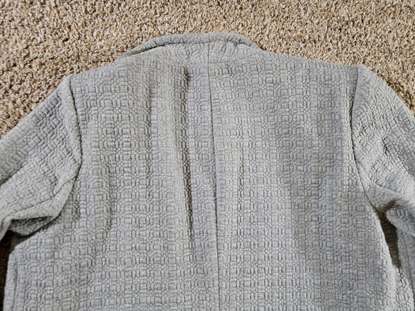 Roz & Ali full zip sweater gray 2X