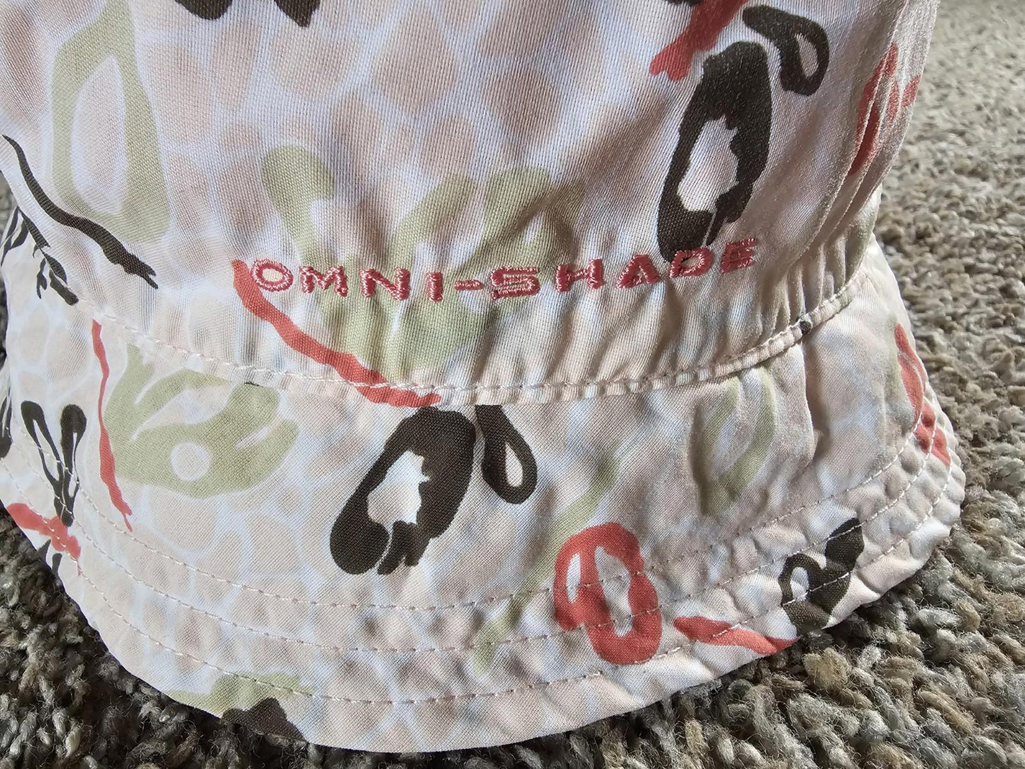 Columbia OmniShade Reversible Bucket Hat Dragonfly Butterfly