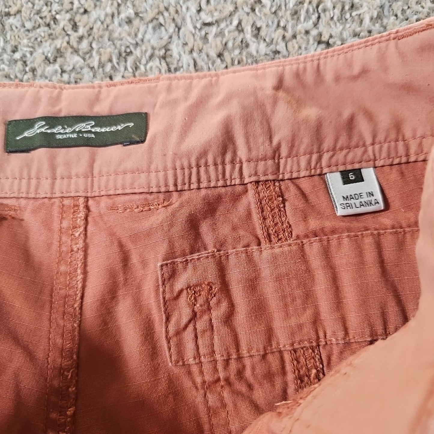 Eddie Bauer Sz 6 Ripstop Cargo Shorts