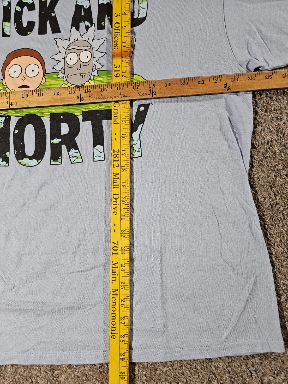 Rick and Morty Men's XL T-shirt Ripple Junction Adult Swim