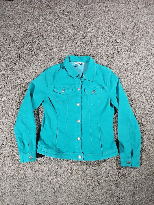 Tribal.Jeans Medium Turquoise Denim Jacket