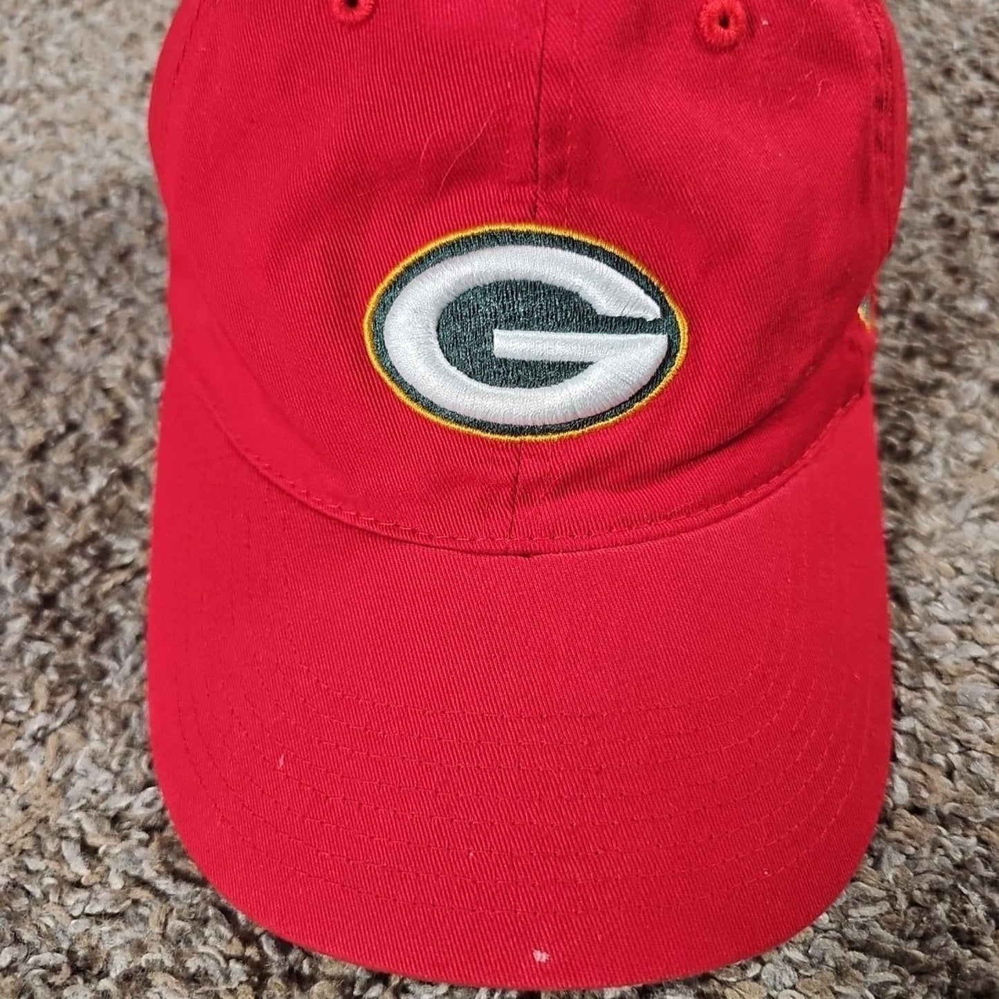 Green Bay Packers American Family Red Hat Reebok NFL OnField