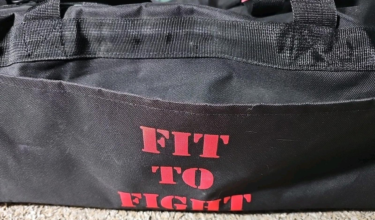 Defcom Brazilian JiuJitsu Fit To Fight Duffle Gym Travel Bag