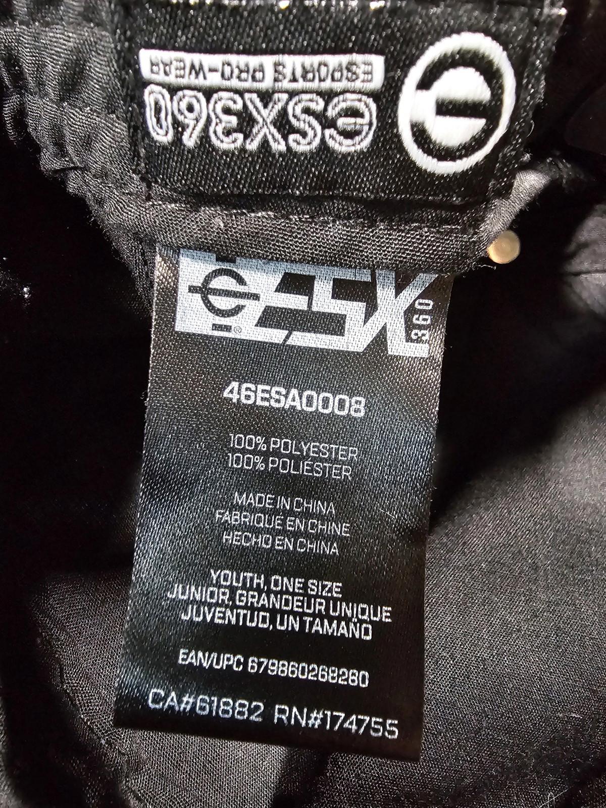 ESX Pro Gamer 360 Youth Snapback Hat Cap Blue Black