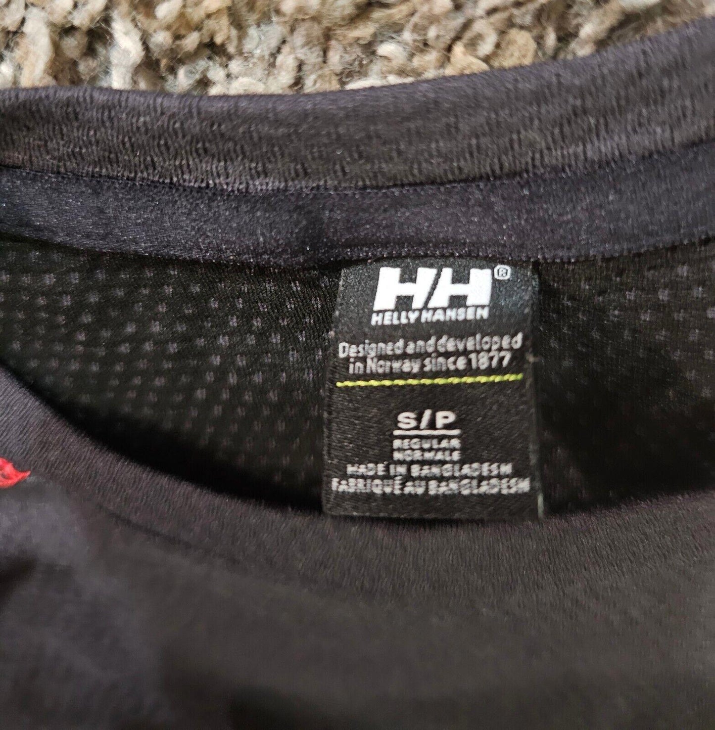 Helly Hansen Base Layer Long Sleeve Moisture Wicking Shirt S
