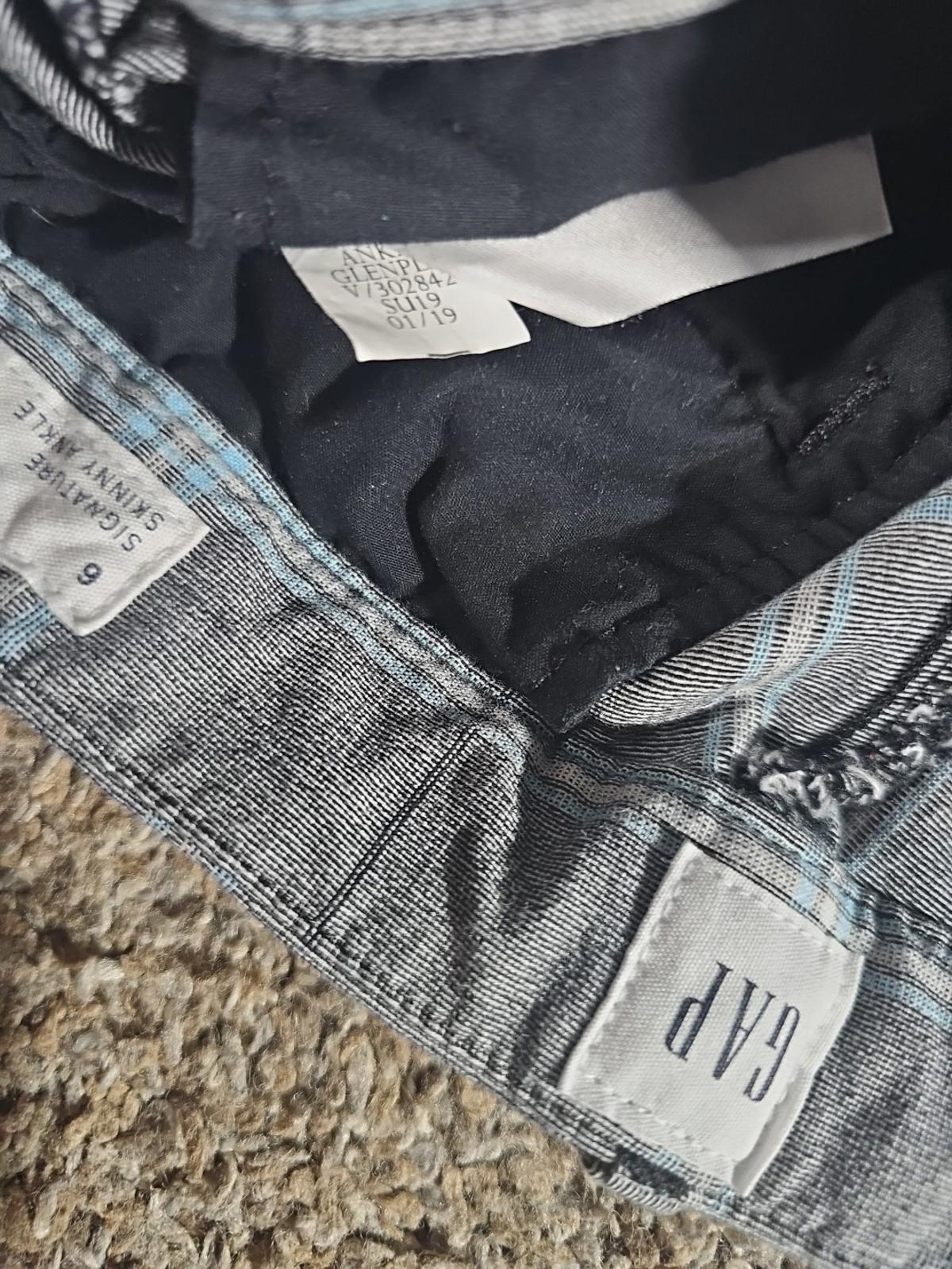 GAP Signature Skinny Ankle Sz 6 Gray Pants