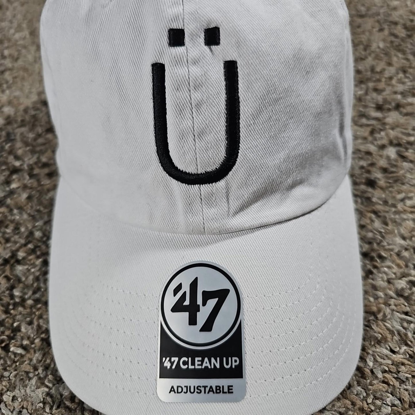 Nütrl Vodka '47 White Baseball Cap Adjustable Strapback