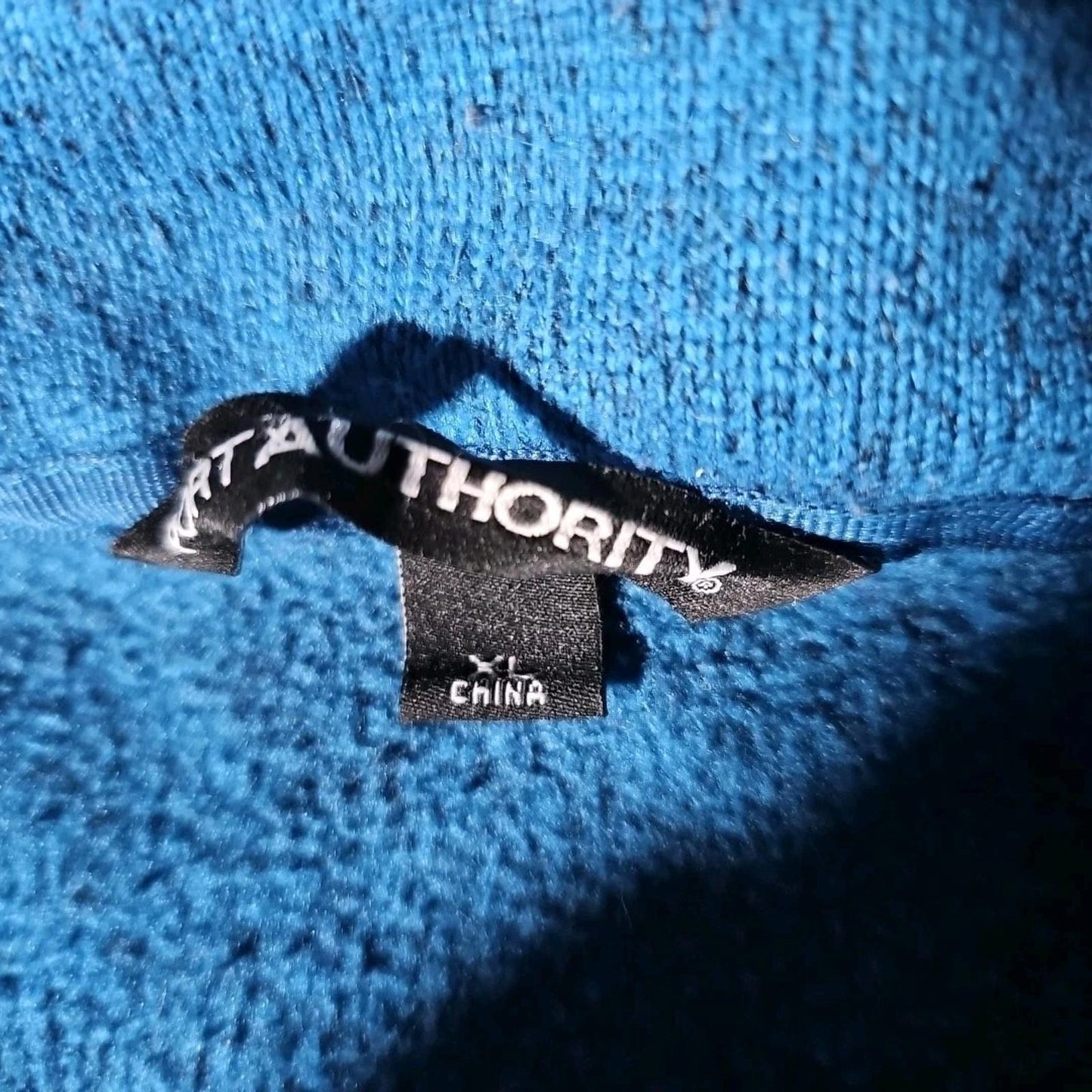 Port Authority XL Fullzip Blue Fleece Yard Sale Jacket