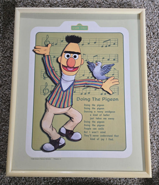 The Muppets Seasame Street Bert Doing The Pigeon 1989