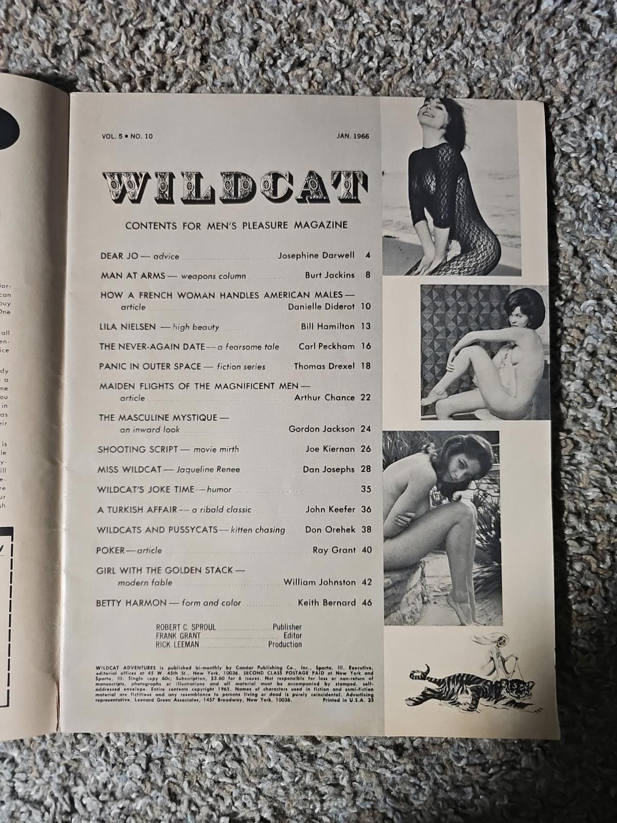 Wildcat Vintage Magazine January 1966