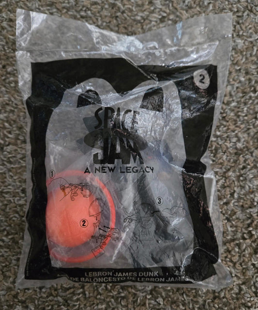 2021 Space Jam A New Legacy McDonald’s Happy Meal Toy #2 LeBron James Dunk