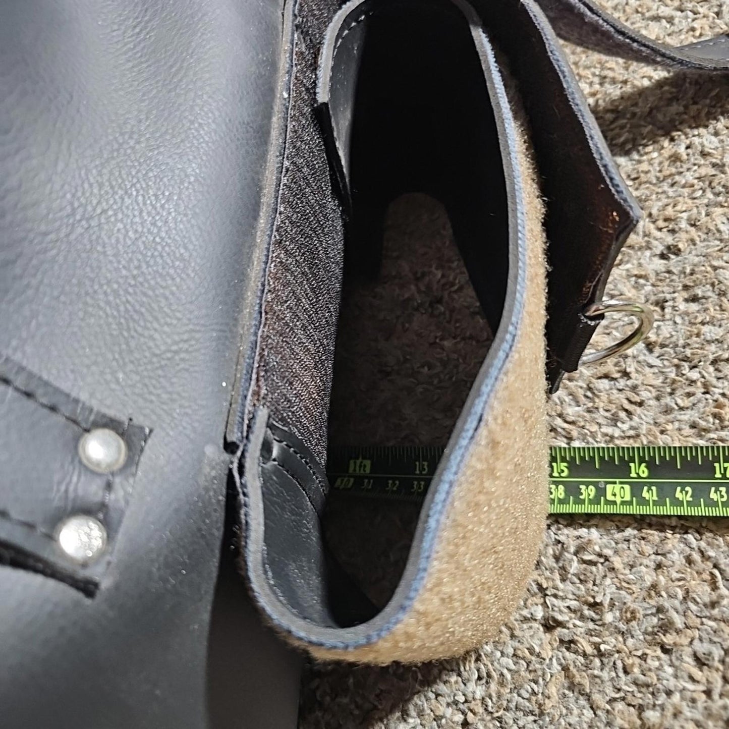 stateline interstate Heavy Leather Motorcycle Scooter bag