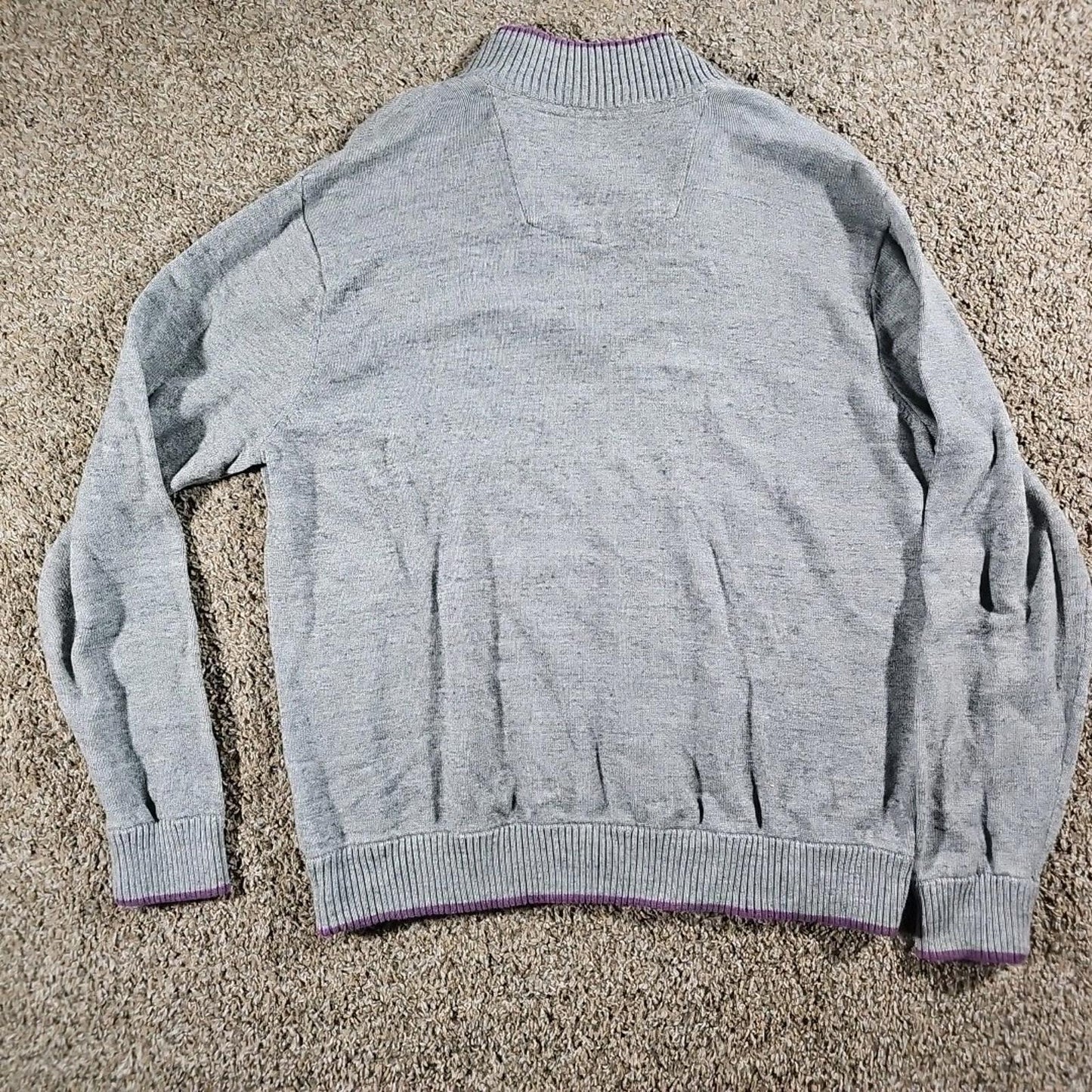 Robert Graham Knowledge Wisdom Truth XL 1/4 zip Sweater