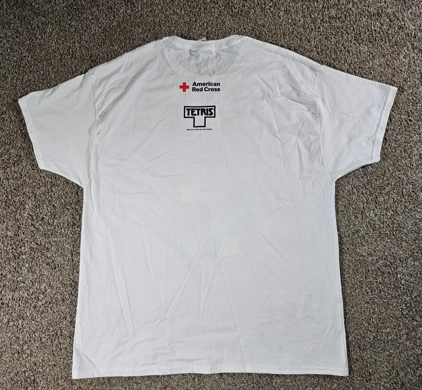 Tetris x American Red Cross Men's XL Shirt 40th Anniversary