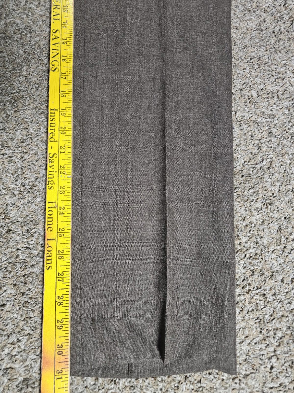 Brown Unbranded Creased Dress Pants 32x31
