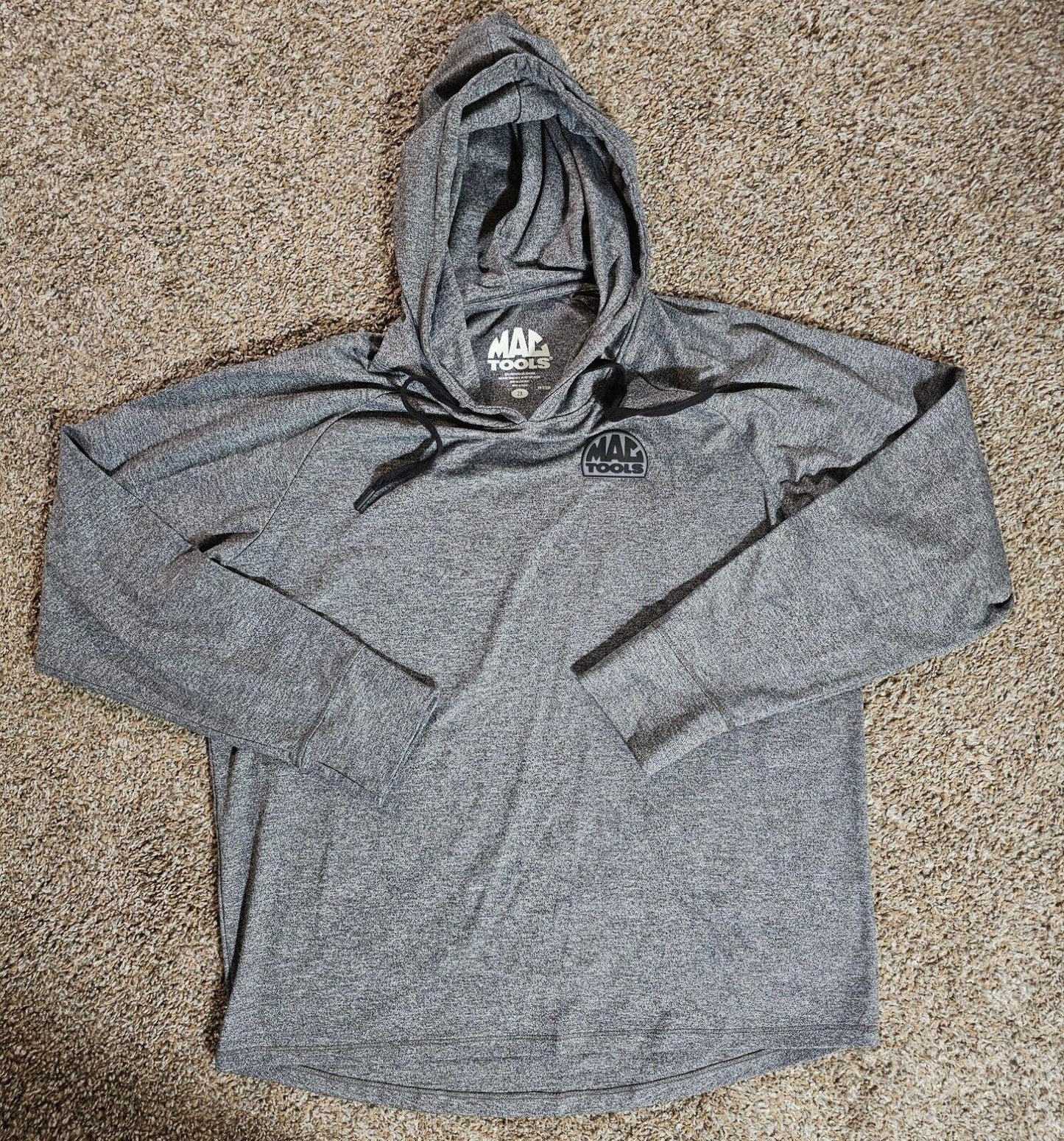 Mac Tools Hoodie Pullover Gray Women Unisex 2X