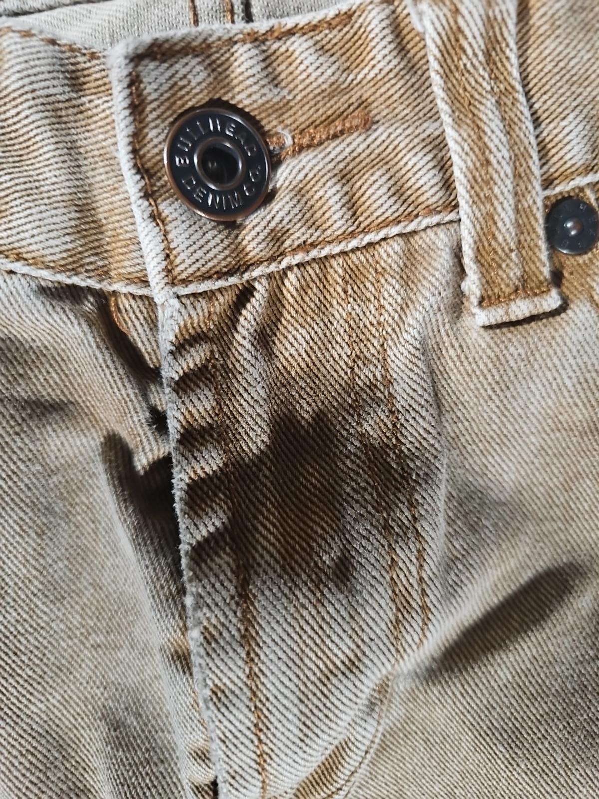 Bullhead Gravels Slim Khaki Washed Jeans Approx 30x30