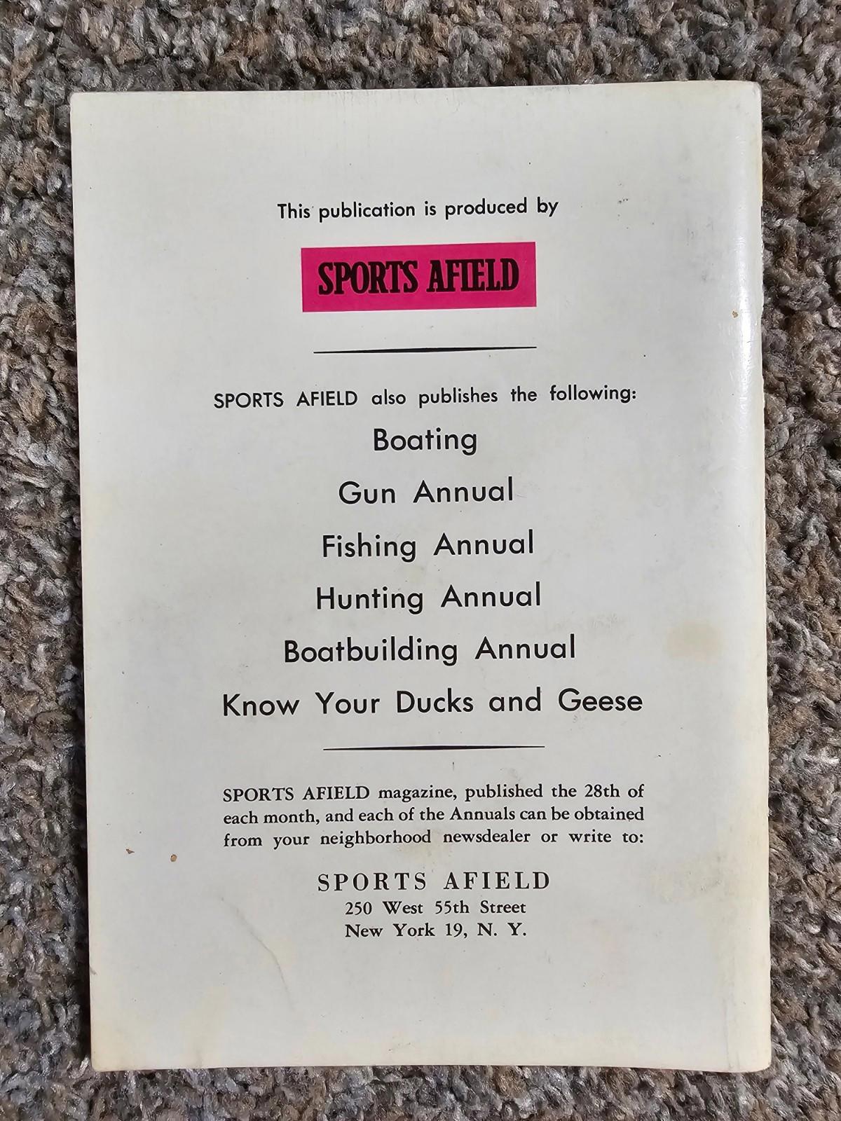 Sports Afield Know Your Fish Guide Book Vintage 1960 Tom Dolan