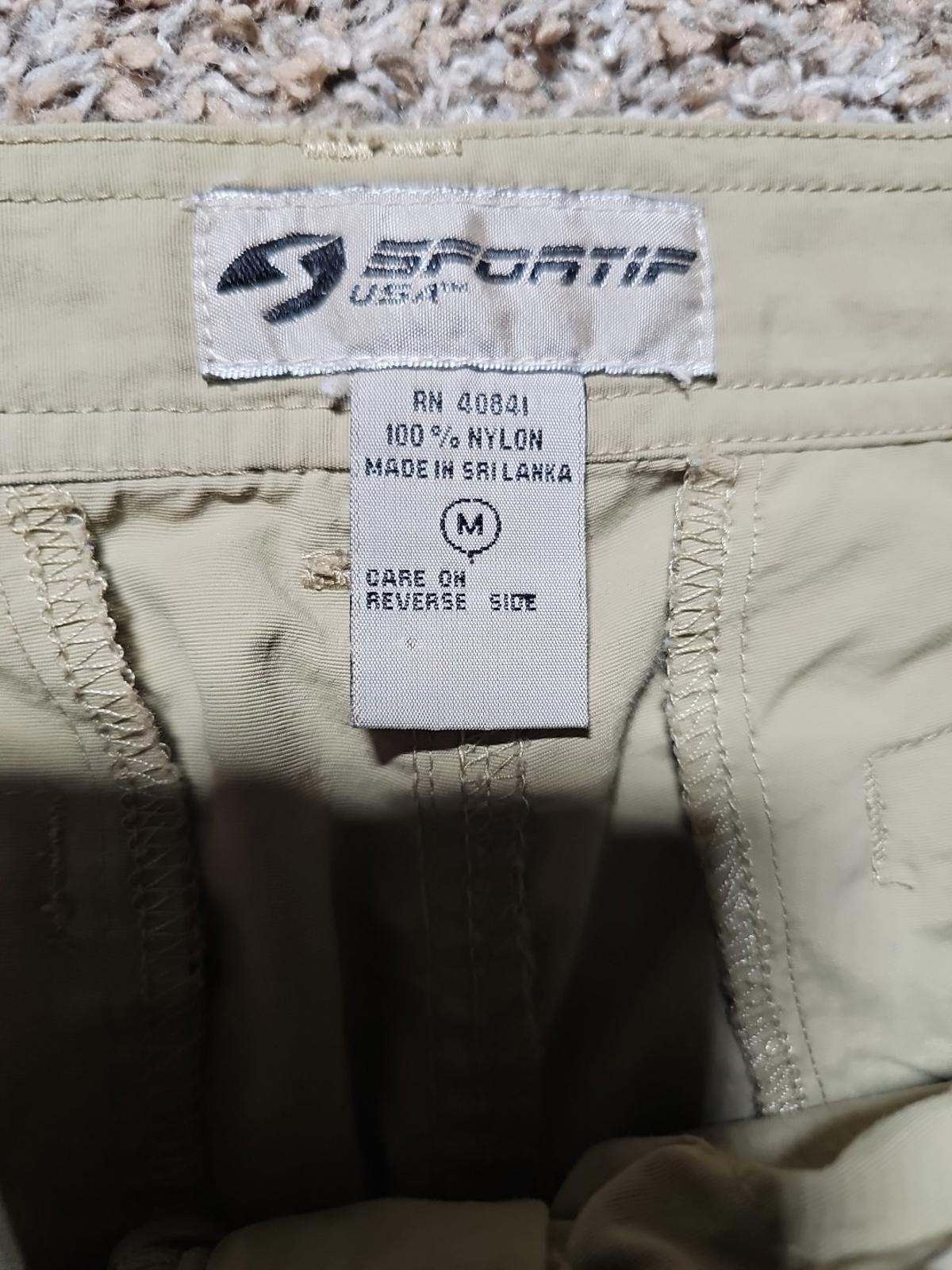 Sportif USA Zipoff Convertible Pants M