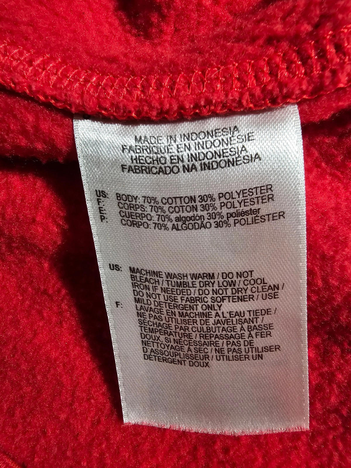 Adidas Hoodie Mens S Red Logo Graphic Pullover Sweatshirt