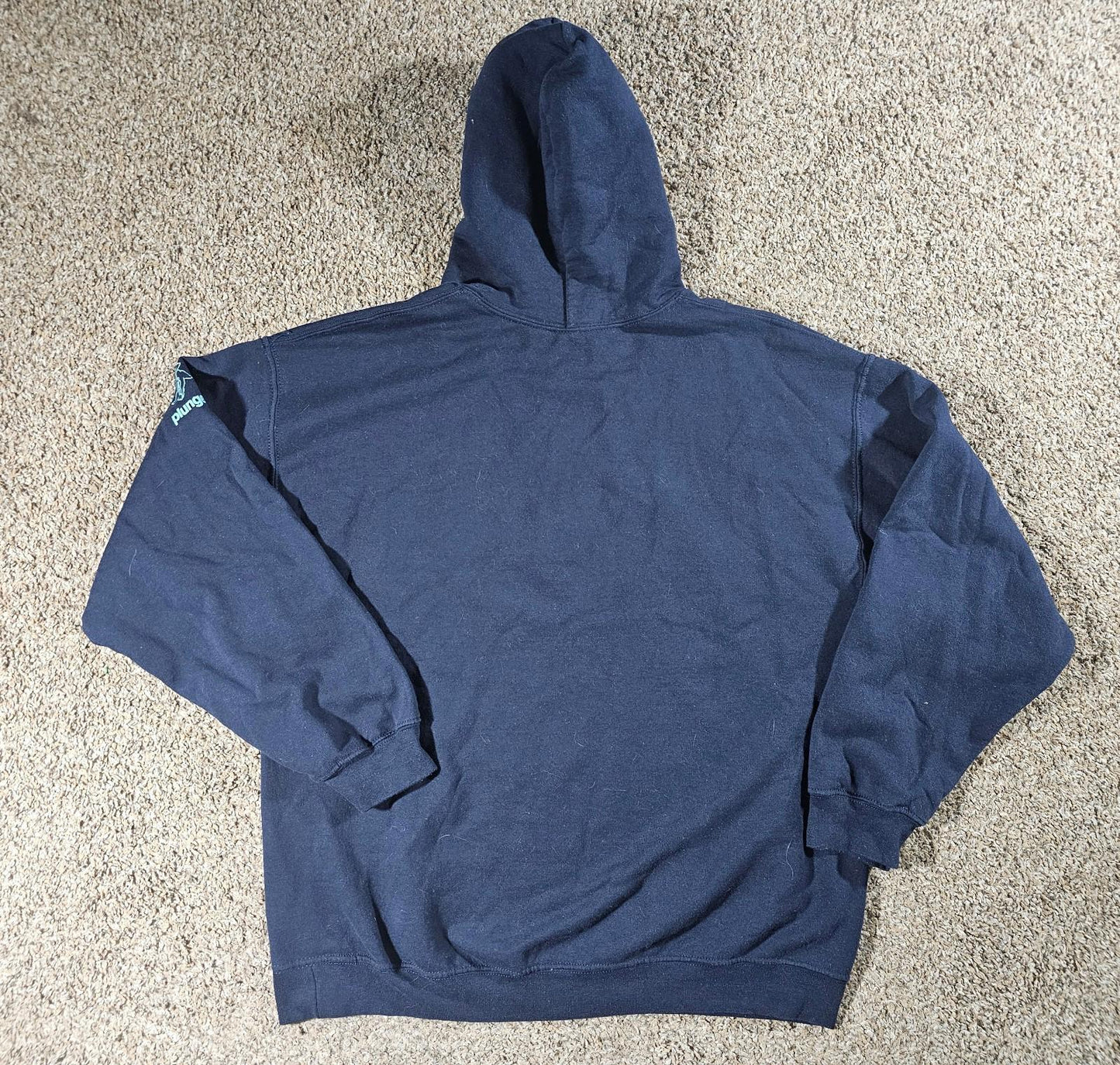 WI Polar Bear Plunge HYPOTHERMIA Hoodie XL Blue