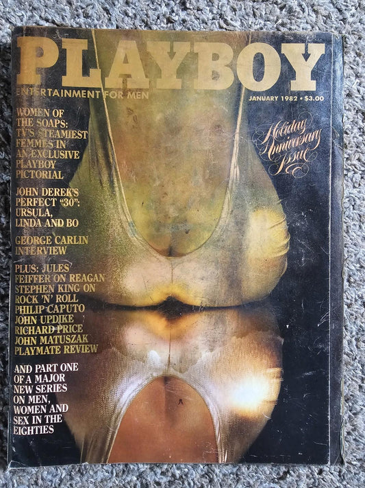 PLAYBOY MAGAZINE JANUARY 1982, URSULA ANDRESS, BO DEREK, HOLIDAY ISSUE