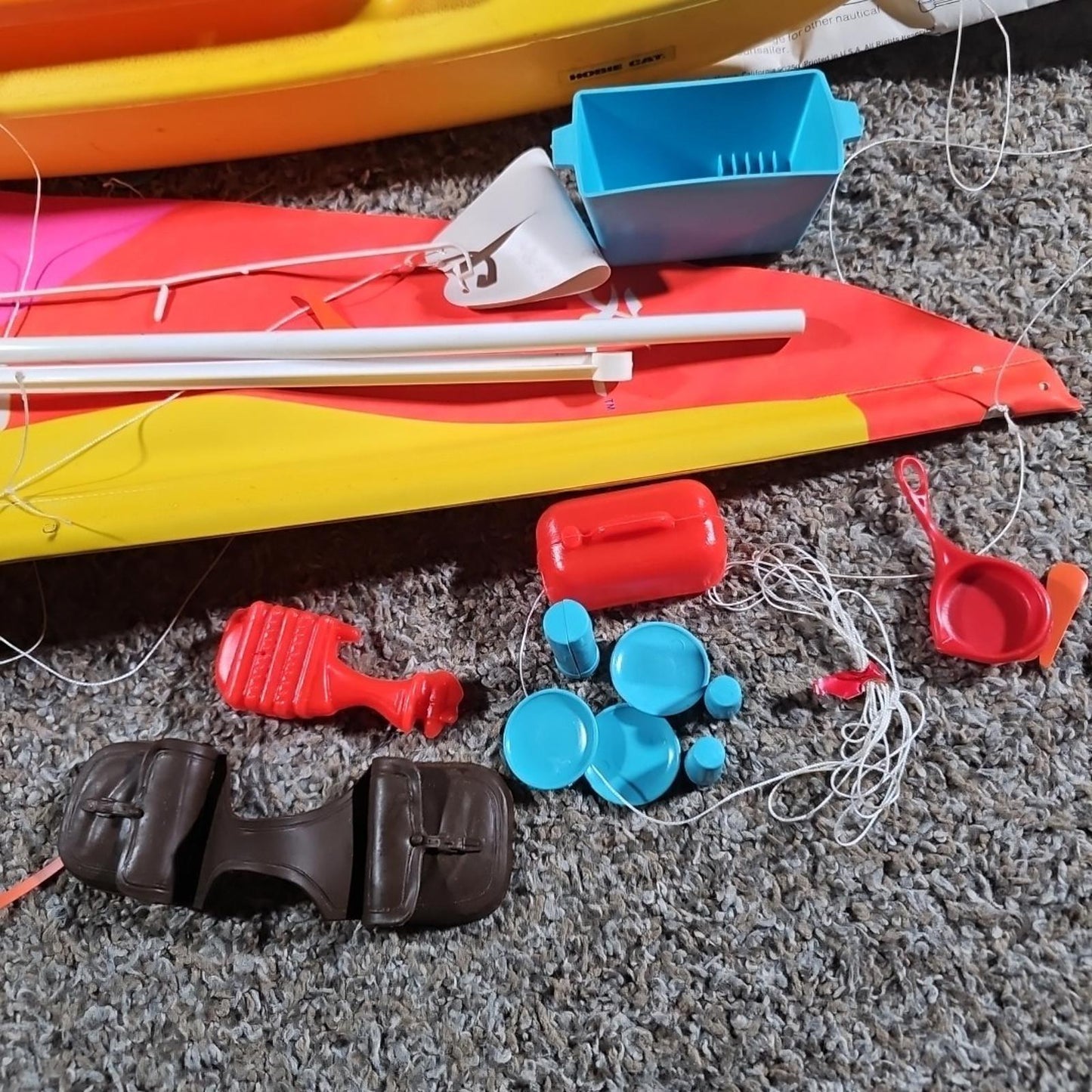VTG 1975 BARBIE SUNSAILER HOBIE CAT CATAMARAN Selling As Is As Shown