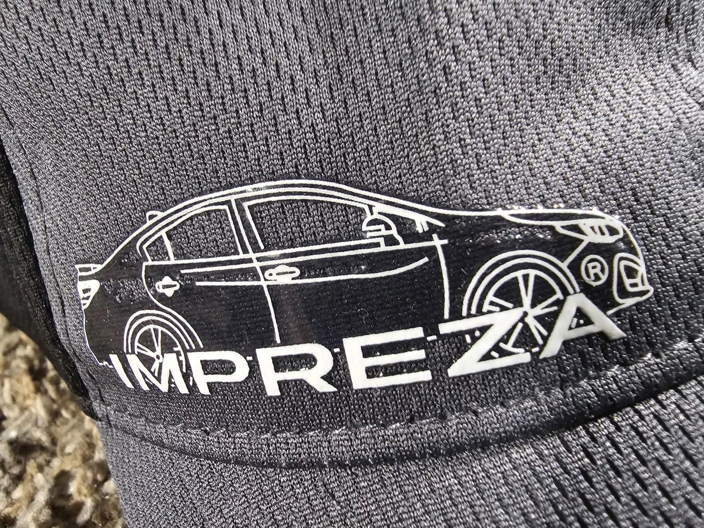Subaru Impreza Hat Cap Gray Black Adjustable Strapback