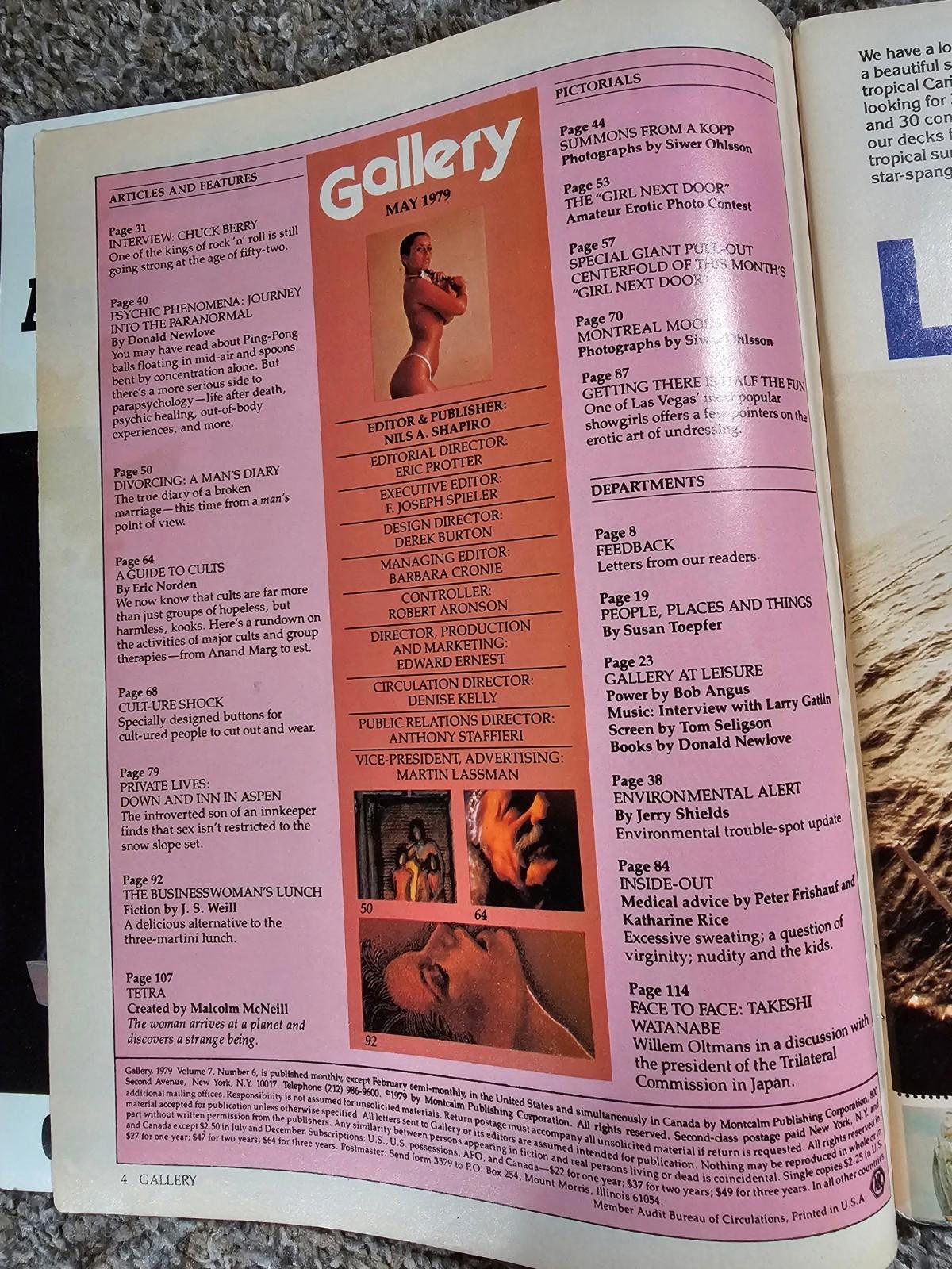 Gallery magazine May 1979