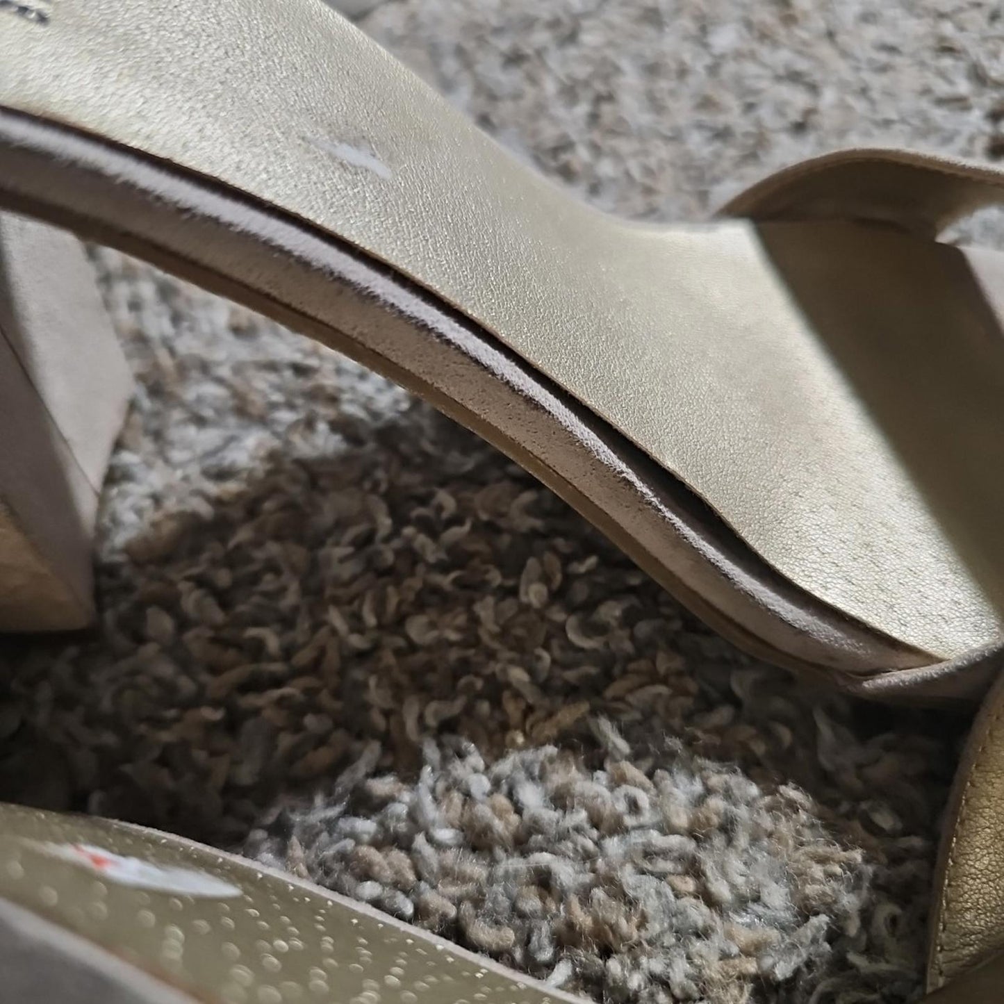 G By Guess Shantel Sandal Strap Open Toe Block Heel 9.5