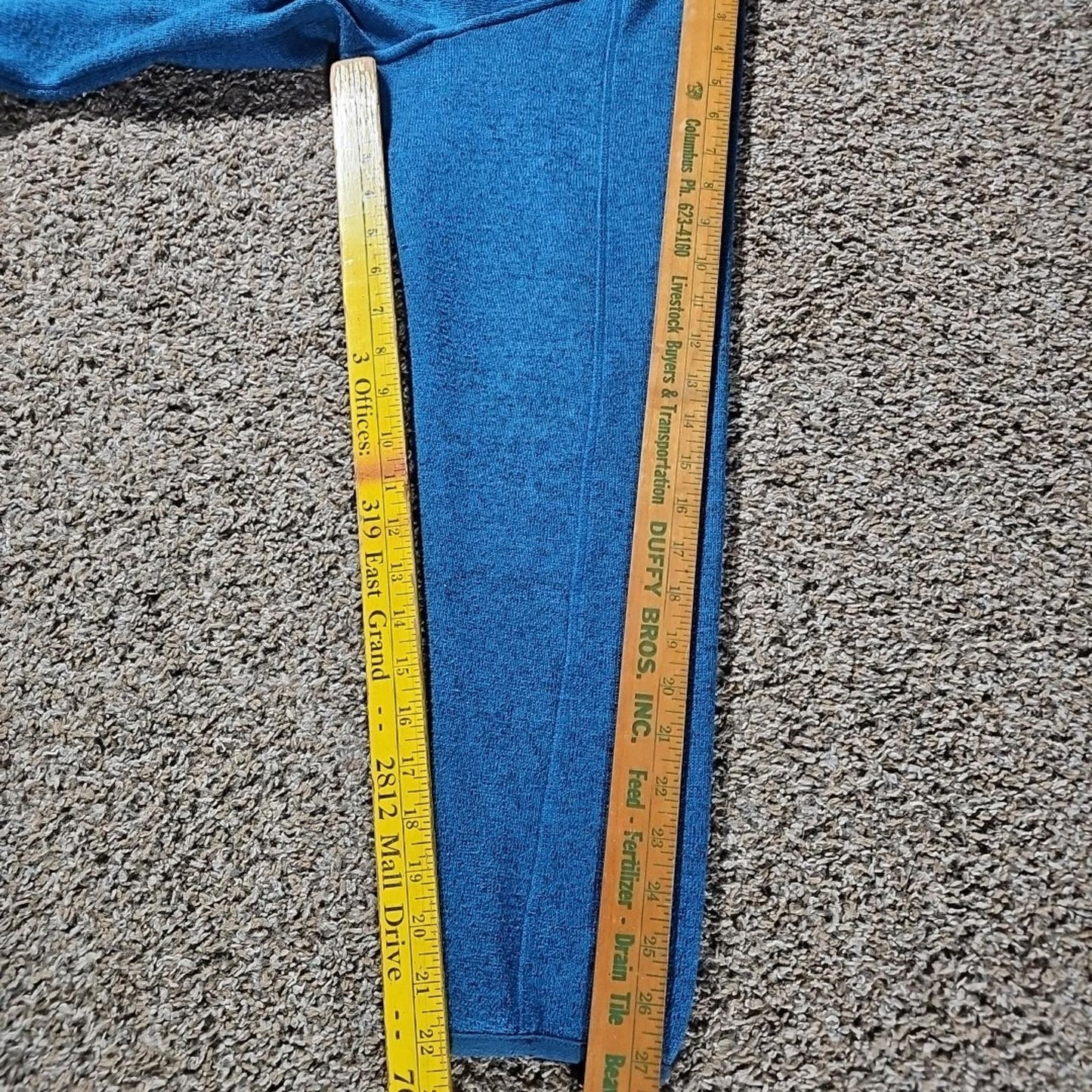 Port Authority XL Fullzip Blue Fleece Yard Sale Jacket