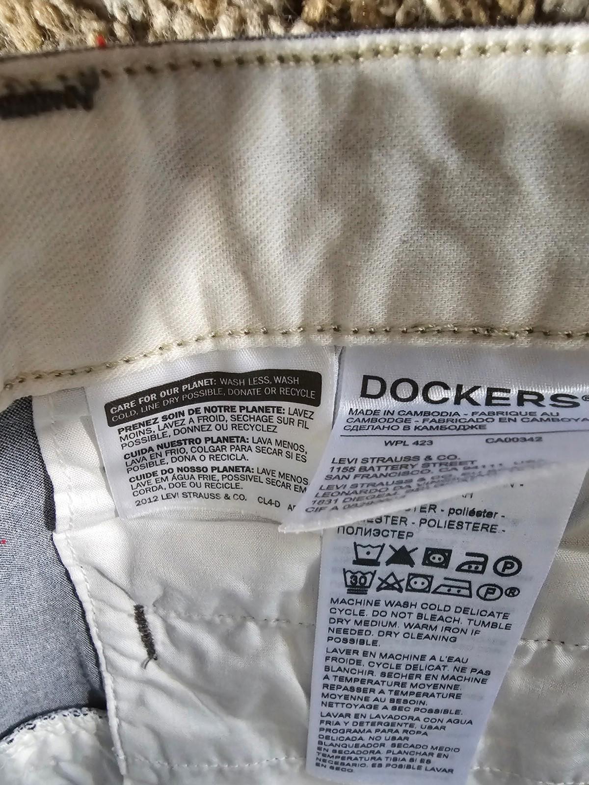 Dockers Sz 38 Blue Gray Shorts