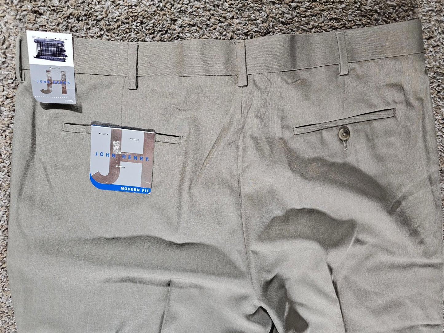 38x32 John Henry Modern Fit Dress Slacks NWT