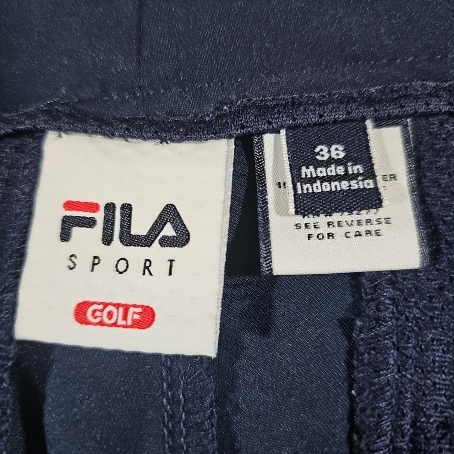 Fila Sport Golf Sz 36 Blue Shorts