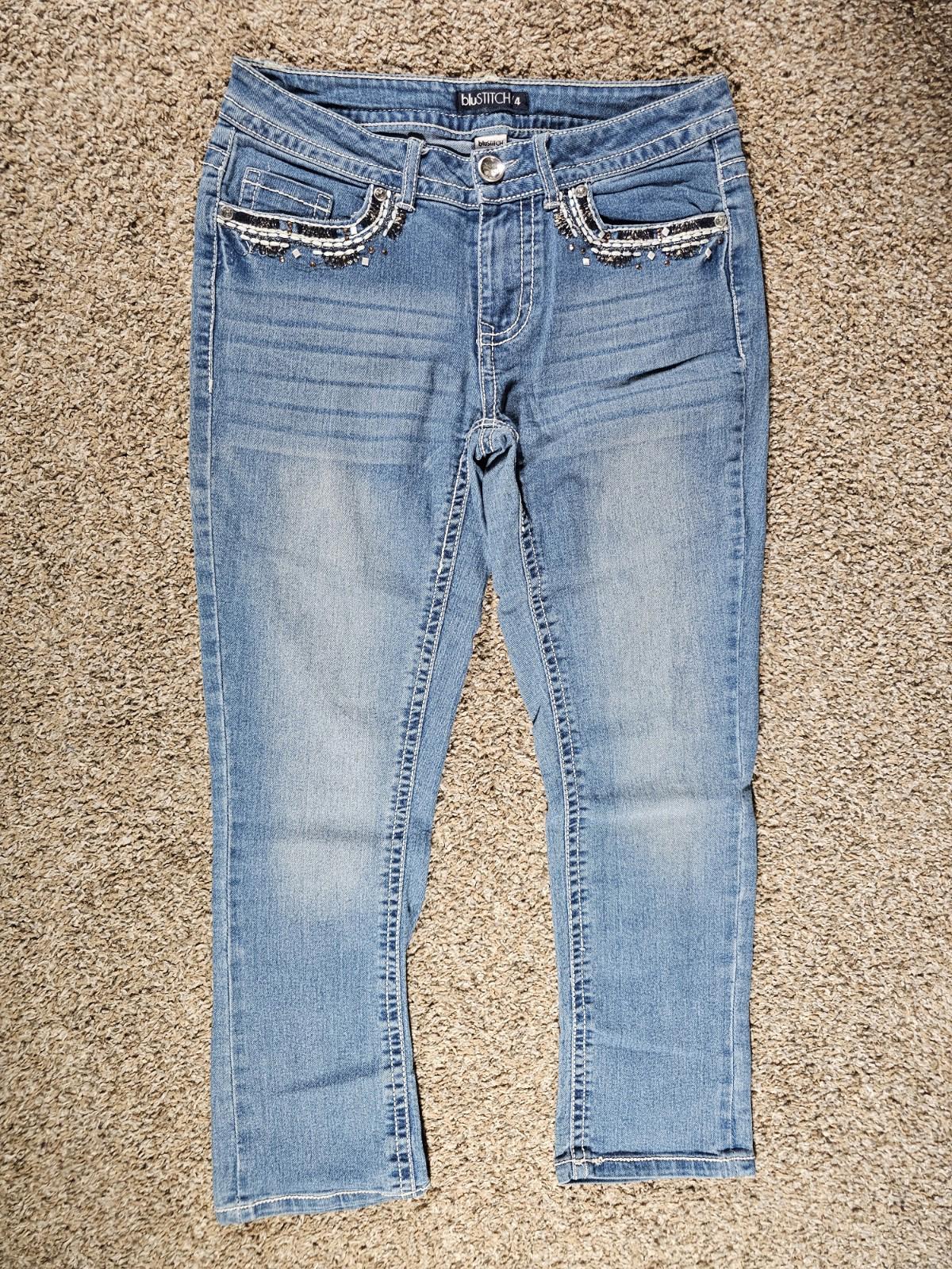 Blustitch Jeweled Sz 4 Jeans