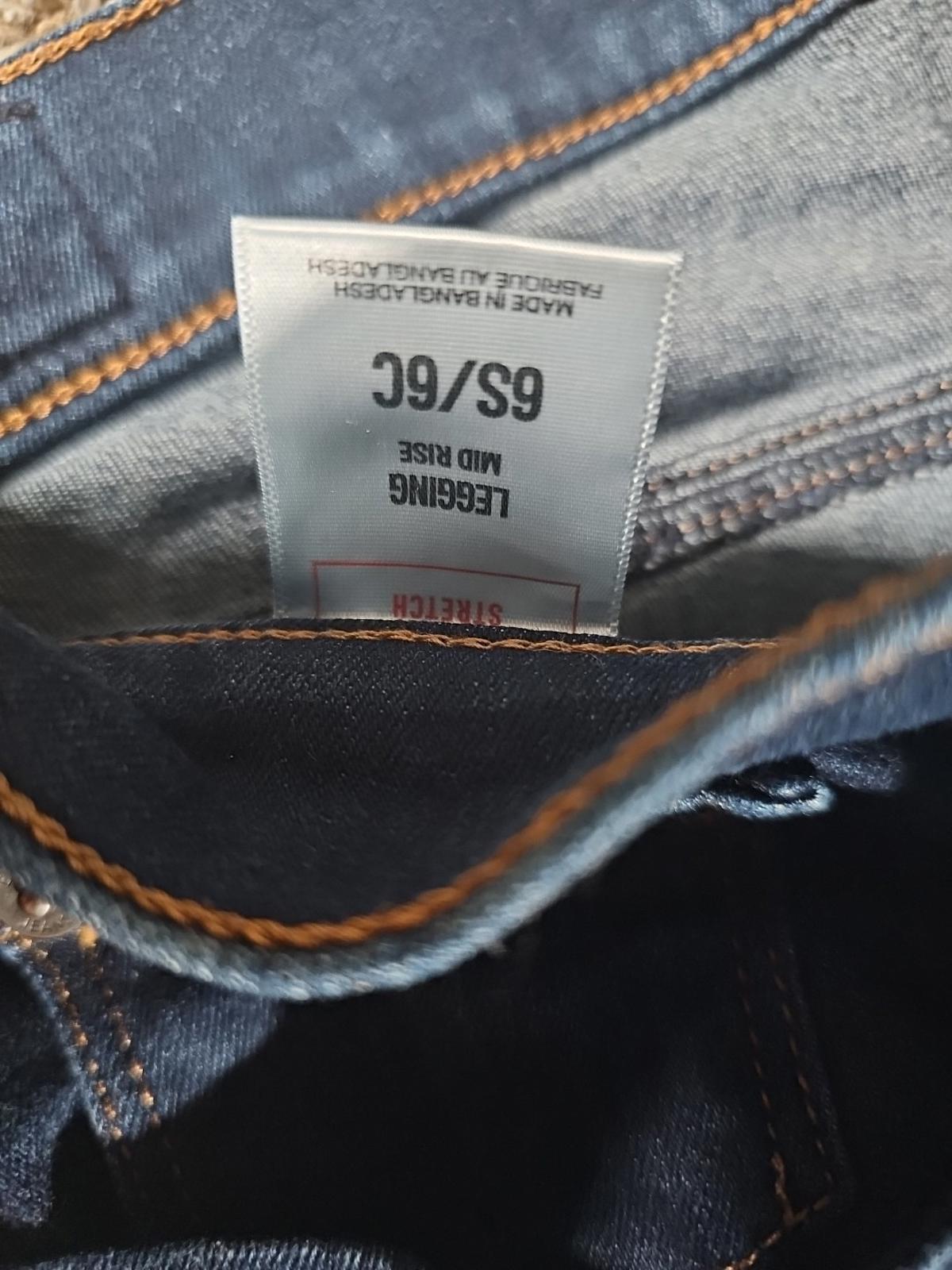 Express Stretch Legging Mid Rise 6S 6C Jeans