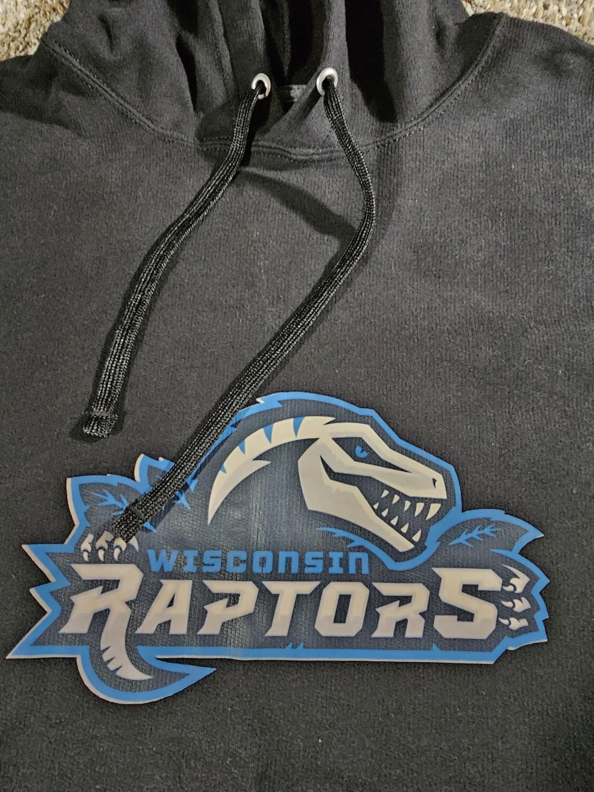 Athletic Works Wisconsin Raptors 2xl hoodie black