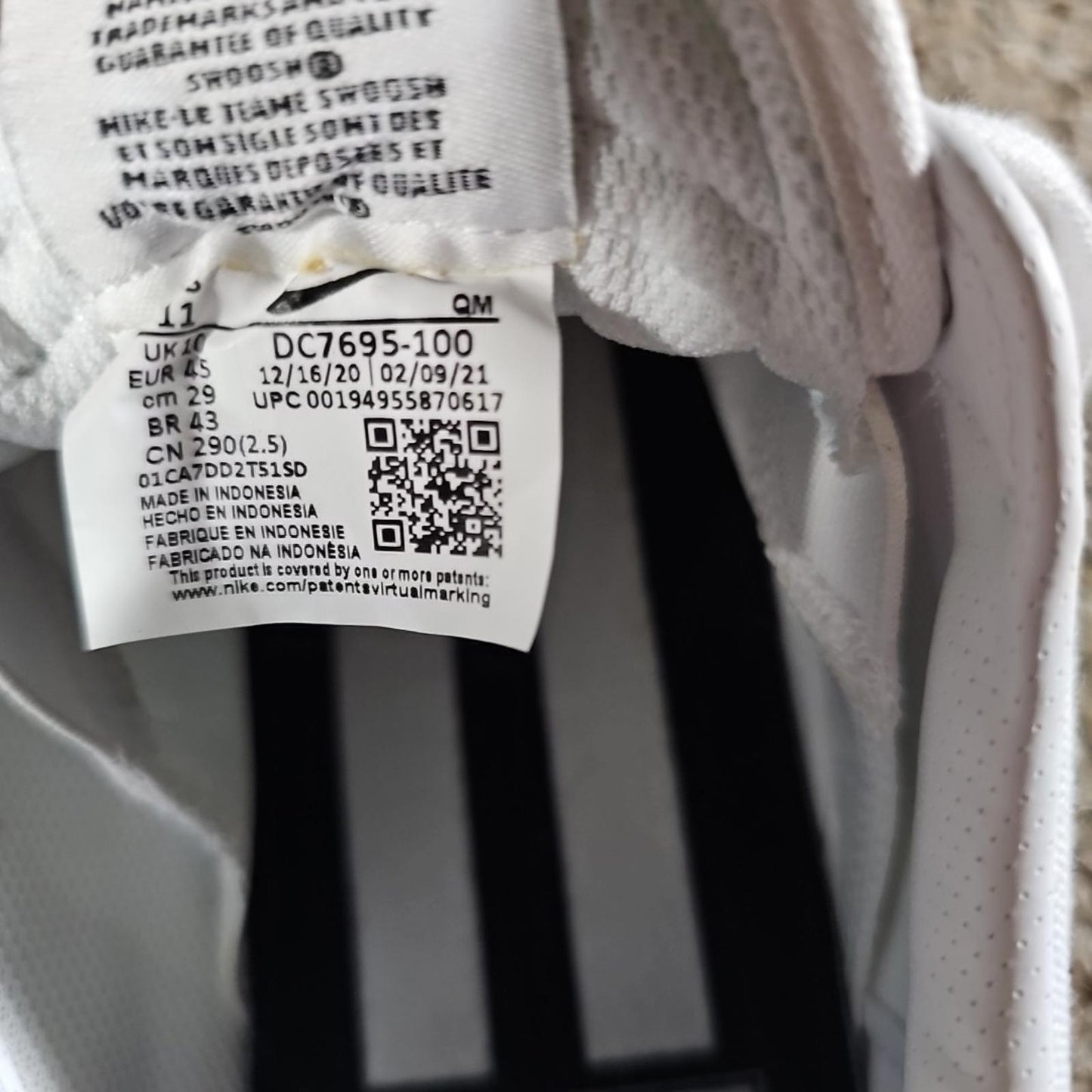 Size 11 - Nike Zoom Blazer Pro GT SB Low White DC7695-100