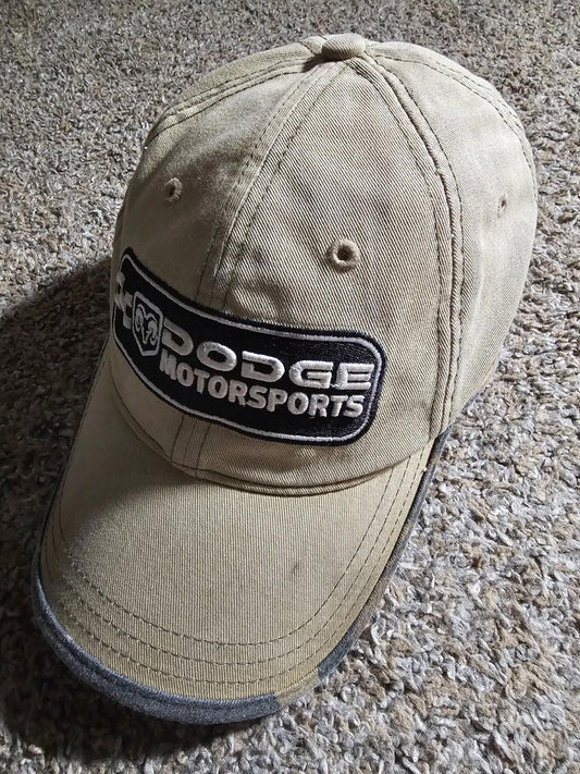 Dodge Motorsports Nascar Hat 2006 Strapback Camo & Tan Color